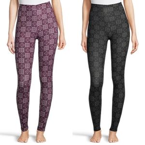 Denver Hayes Holiday Sleepwear Leggings - Bundle Of 2